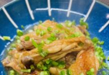 しょうが香る「手羽中のしょうゆ焼き」旬の一品