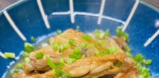 しょうが香る「手羽中のしょうゆ焼き」旬の一品