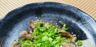 季節を包んで「アスパラの牛肉巻き」旬の一品