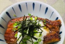 ふわとろ「うなぎと長芋のごちそう丼」旬の一品