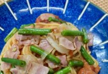 初夏の彩り「いんげんとトマトのパスタ」旬の一品