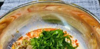 ピリ辛まろやか仕立て「豆乳担々そうめん」旬の一品