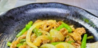 ご飯がすすむ「いんげんと牛肉のスパイシー炒め」旬の一品